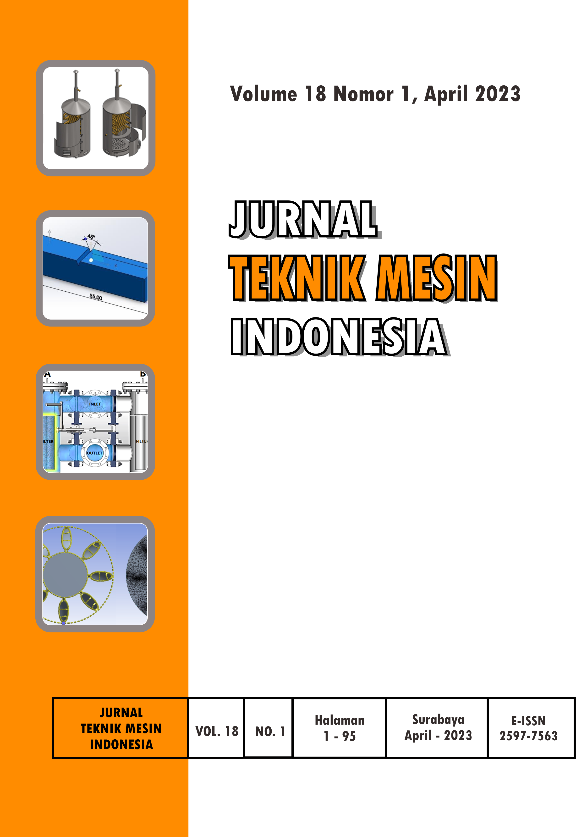 					View Vol. 18 No. 1 (2023): Jurnal Teknik Mesin Indonesia
				