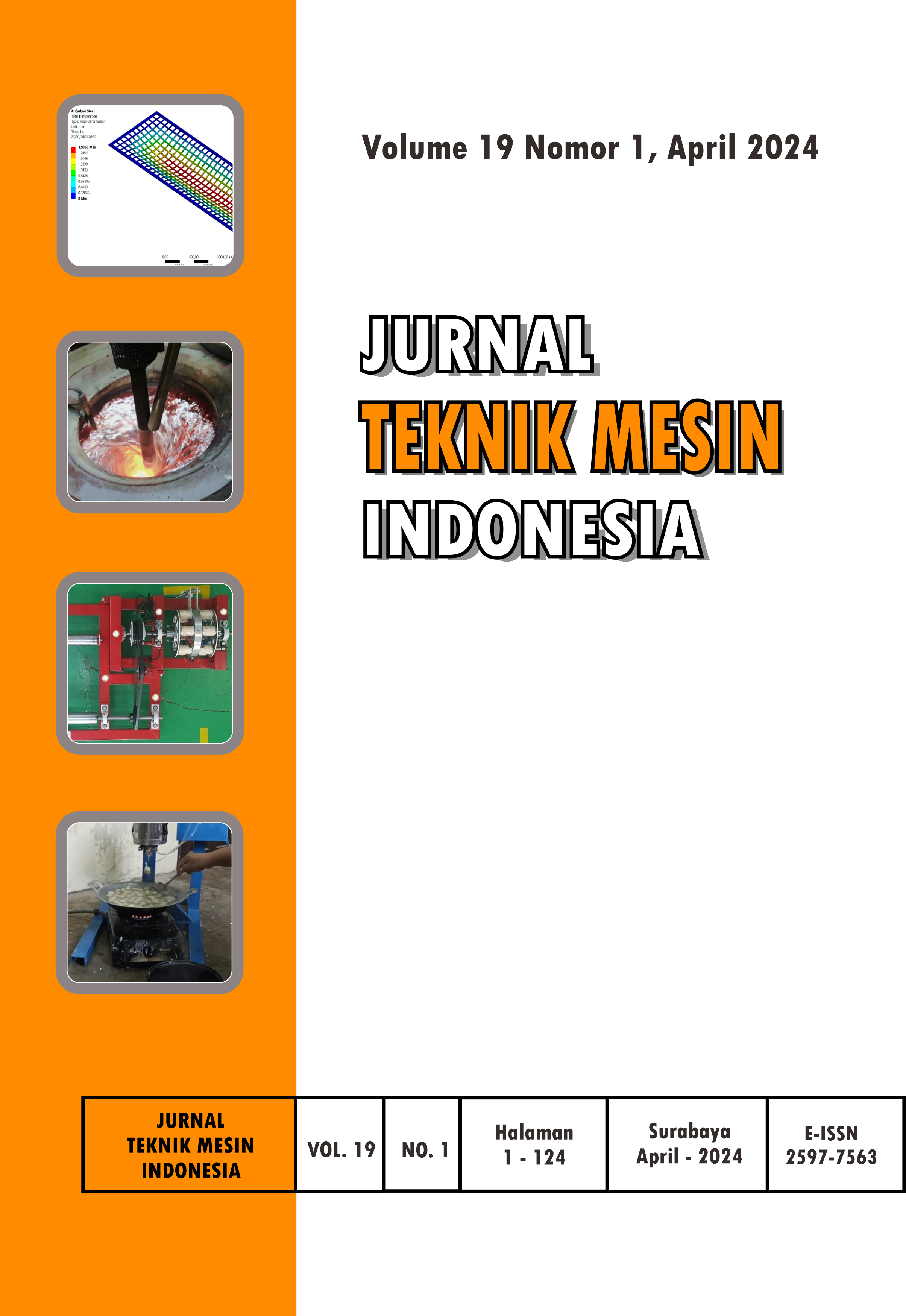 					View Vol. 19 No. 1 (2024): Jurnal Teknik Mesin Indonesia
				